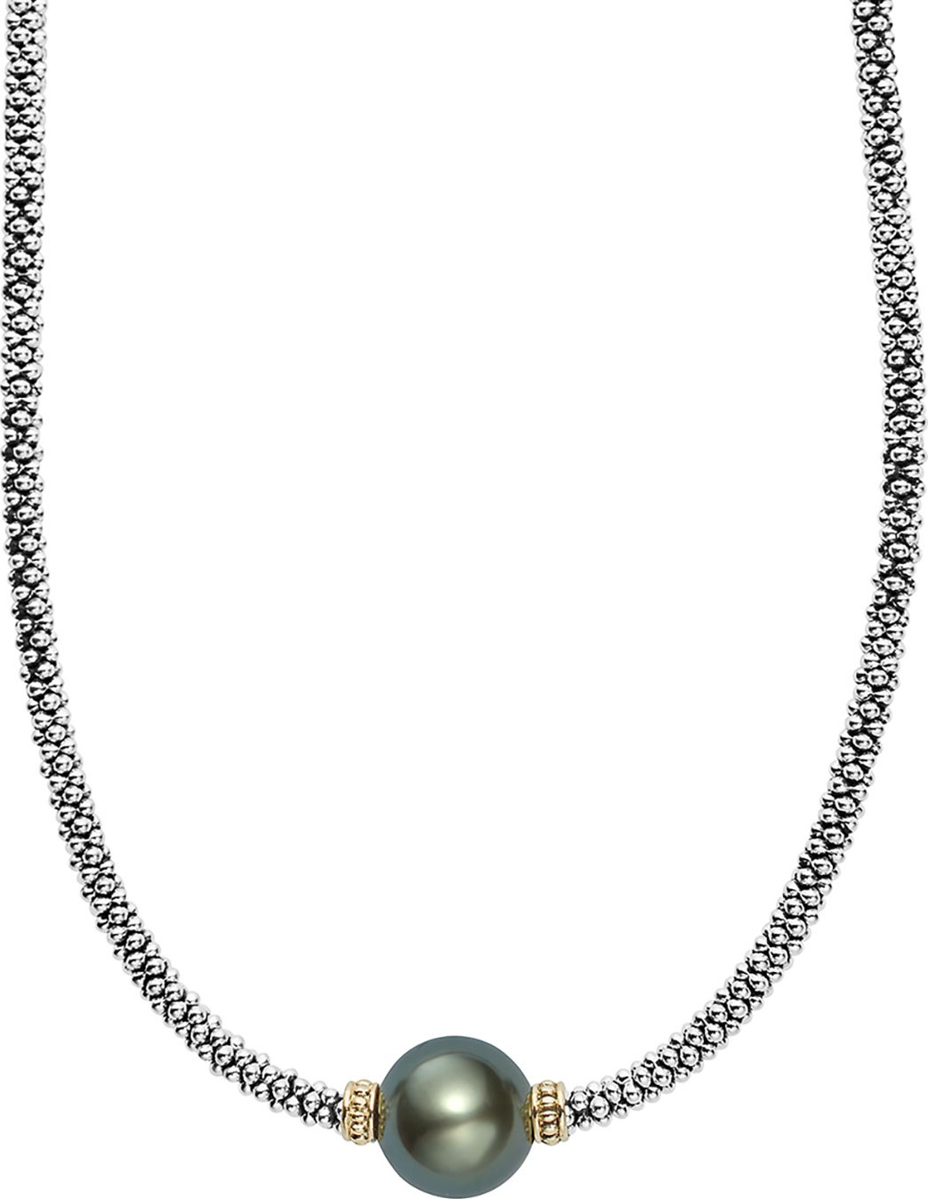 LAGOS Luna Tahitian Pearl Rope Necklace, 18"