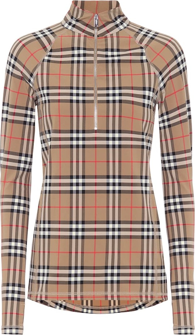 Burberry London England Vintage Check turtleneck top