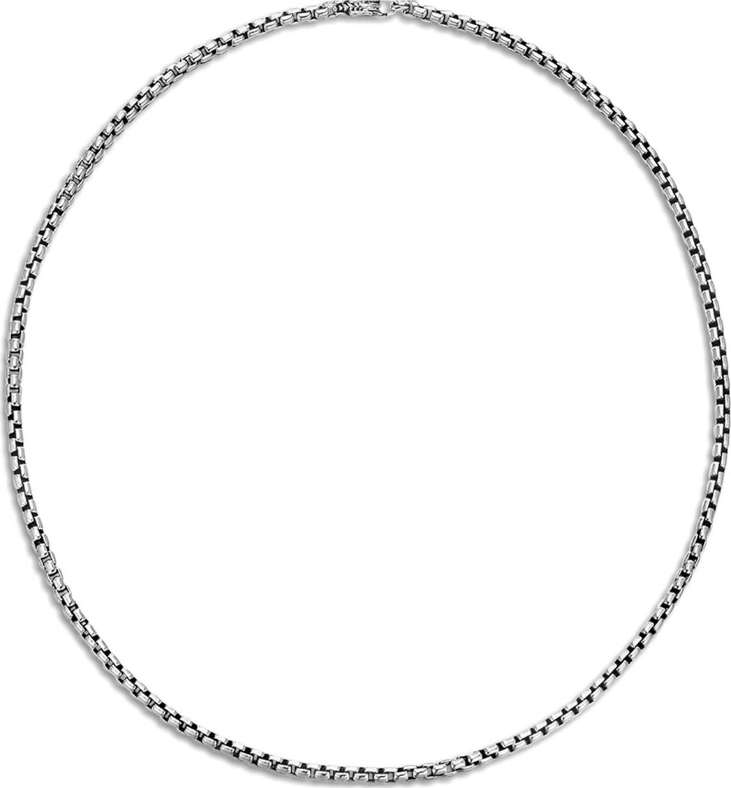 John Hardy Classic Chain Box Chain Necklace with Figurative Naga Lobster Clasp