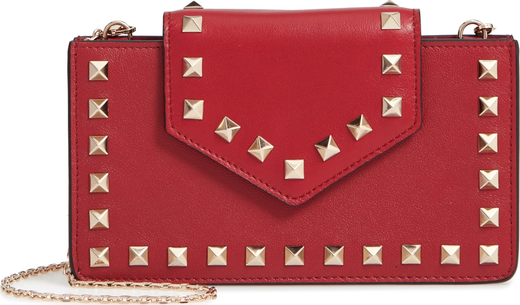 Valentino Rockstud Leather Smartphone Case