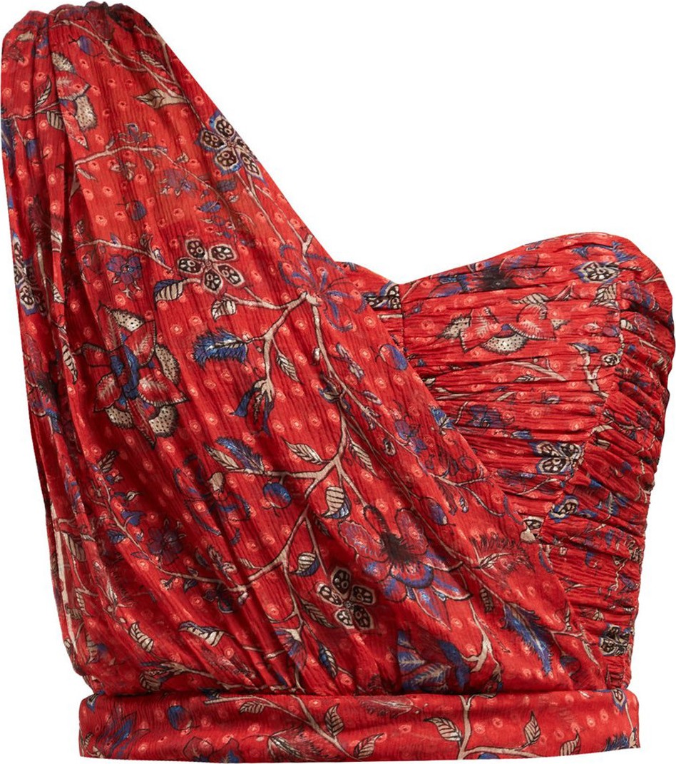 Rebecca de Ravenel One Shoulder Bustier