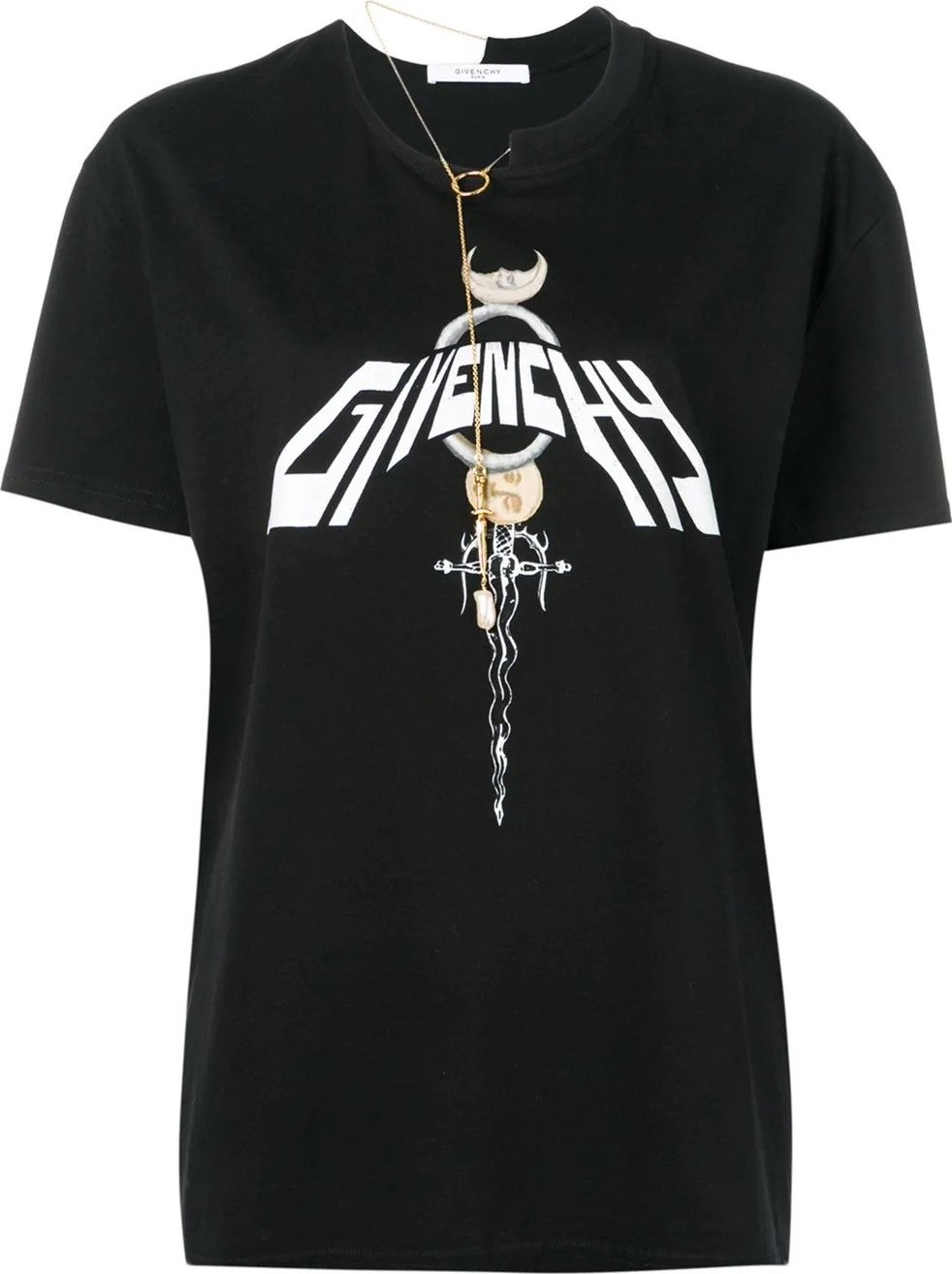 Givenchy graphic necklace T-shirt