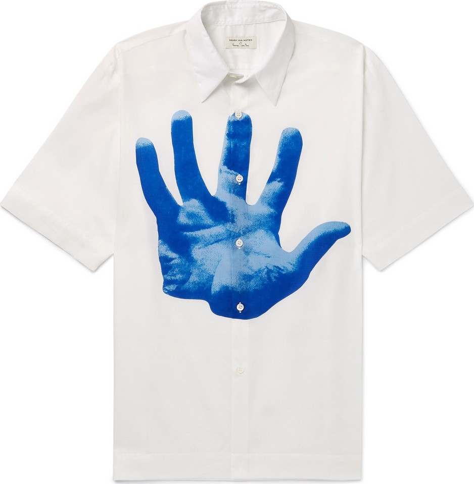 Dries Van Noten Printed Cotton Shirt