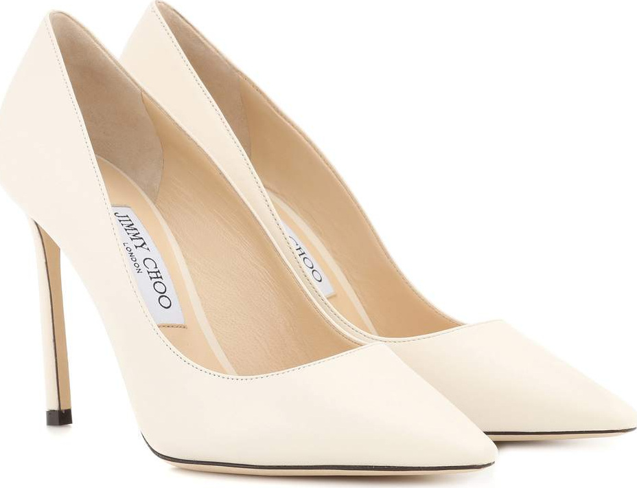 Jimmy Choo Romy 100 leather pumps