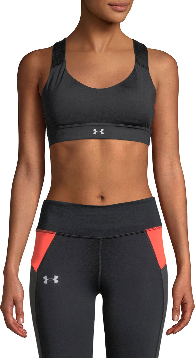 Under Armour Powerprint Mid-Impact Sports Bra