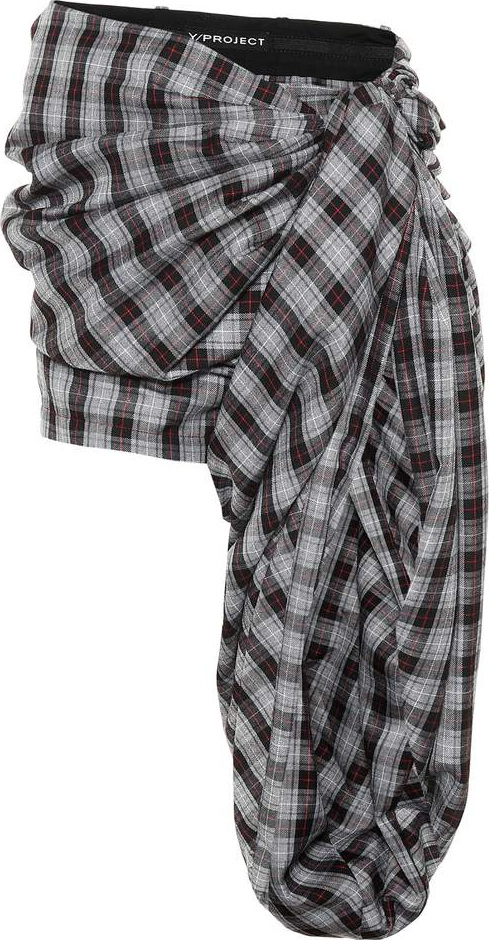 Y/Project Plaid shorts