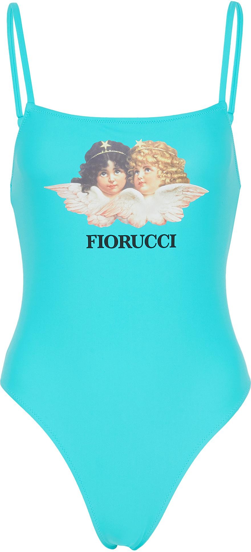Fiorucci Angel print one piece swimsuit