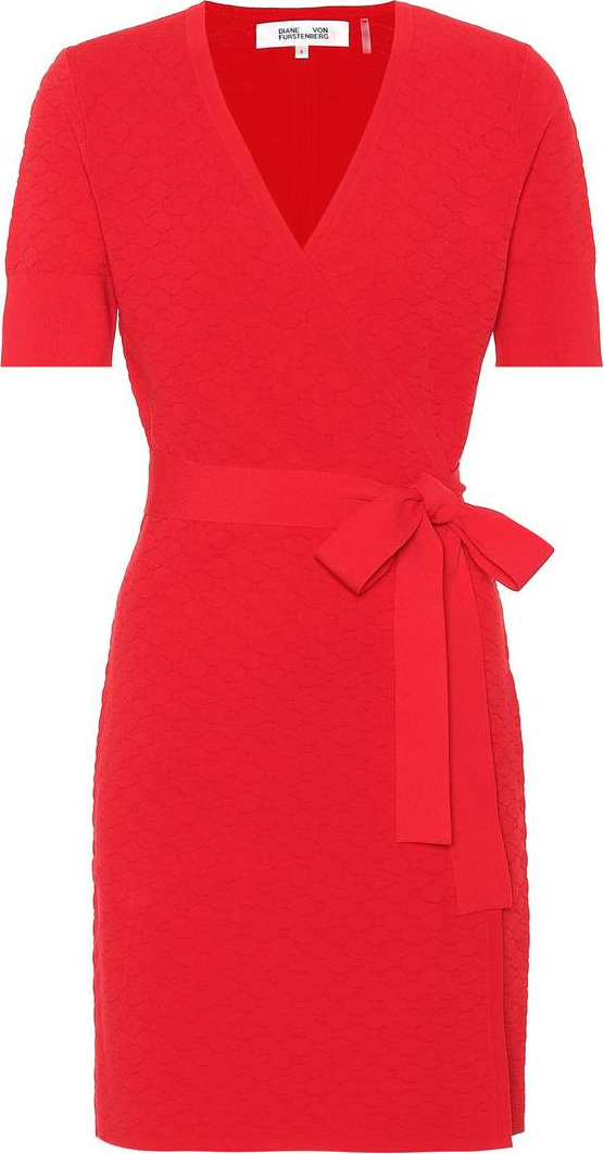 DIANE von FURSTENBERG Knit wrap dress