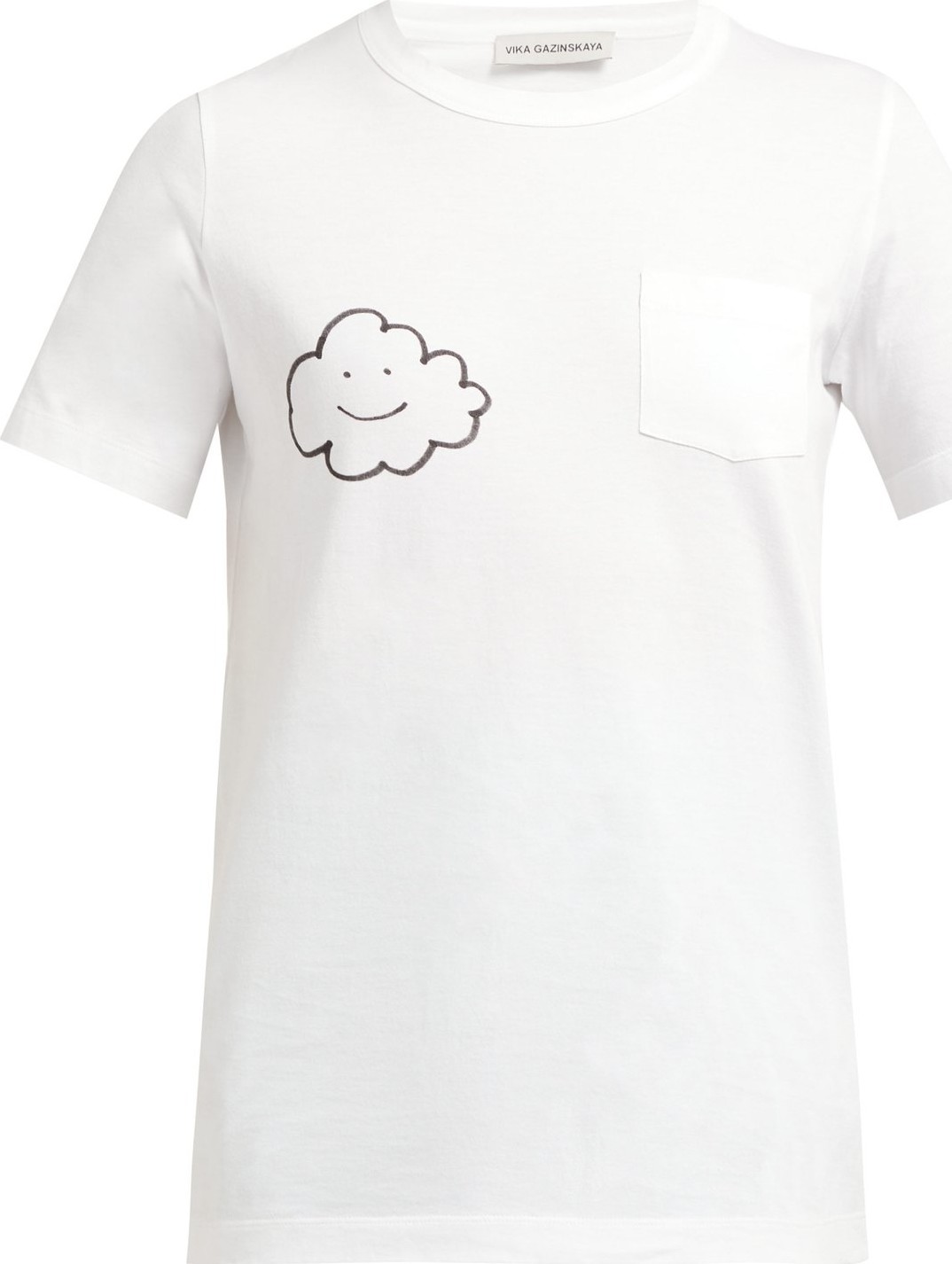 Vika Gazinskaya Cloud print cotton T-shirt