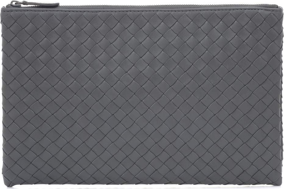 Bottega Veneta Medium Intrecciato leather clutch