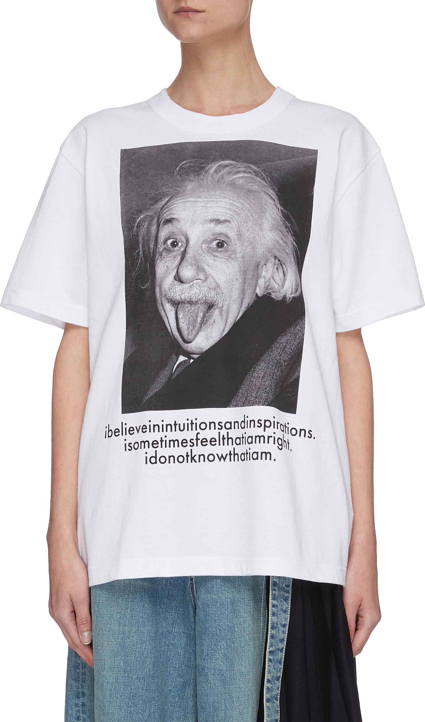 Sacai Einstein' graphic print T-shirt