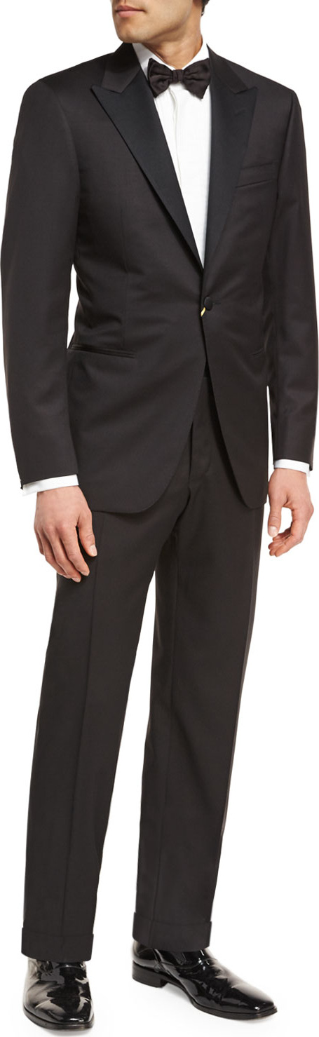 Canali Wool Two-Piece Tuxedo Suit