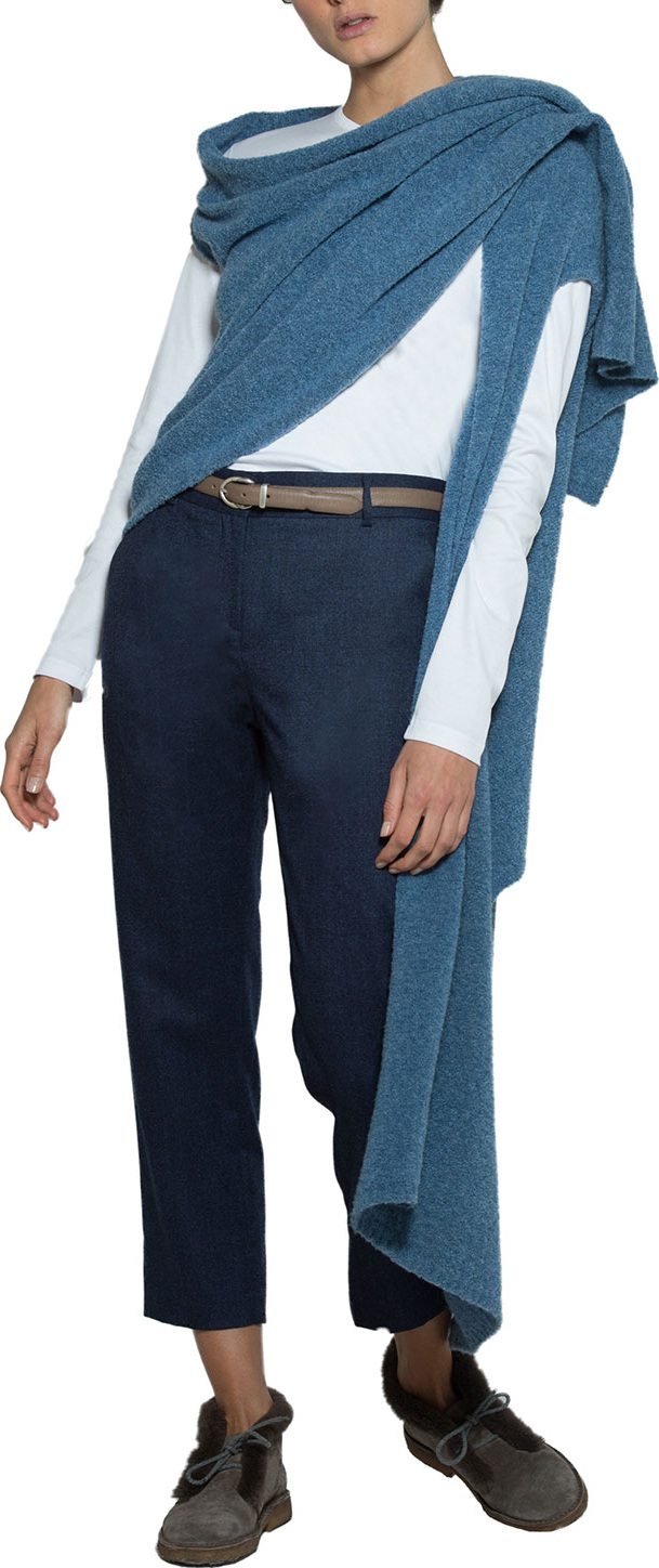 Eleventy Boucle Knit Long Sweater Vest