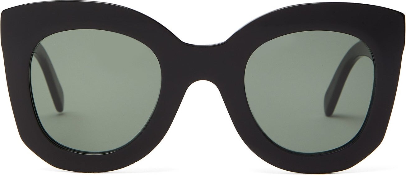 Celine Oversized round acetate sunglasses