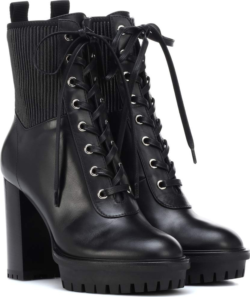 Gianvito Rossi Martis 70 leather ankle boots