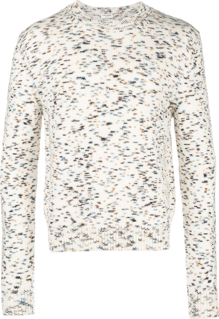 Saint Laurent printed crew neck sweater