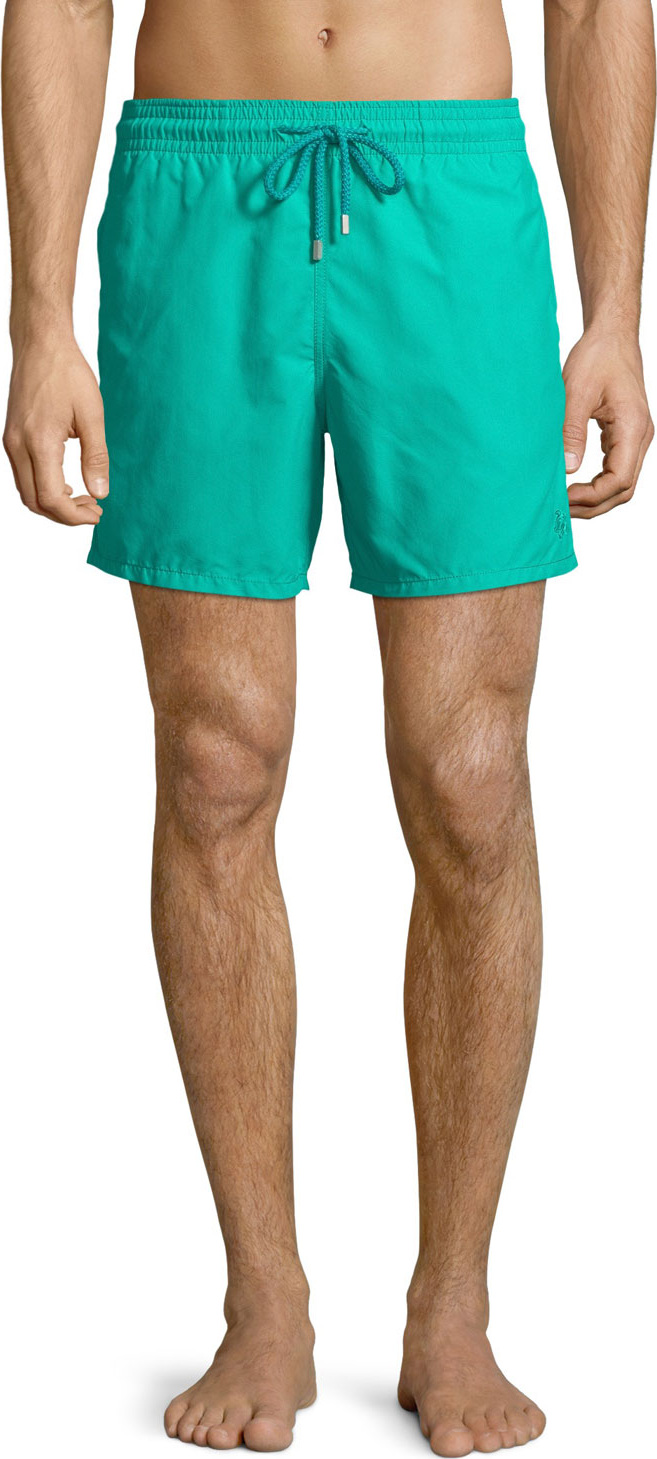 Vilebrequin Men's Hypnotic Turtles Water-Reactive Swim Trunks