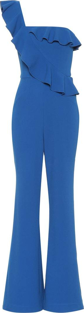 Rebecca Vallance One-shoulder crêpe jumpsuit