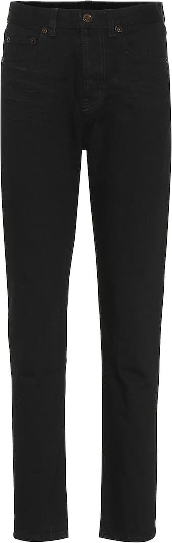 Saint Laurent High-rise straight-leg jeans