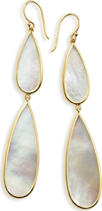 IPPOLITA 18K Polished Rock Candy Double-Drop Earrings