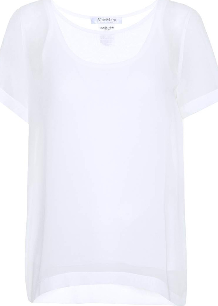 Max Mara Domino silk top