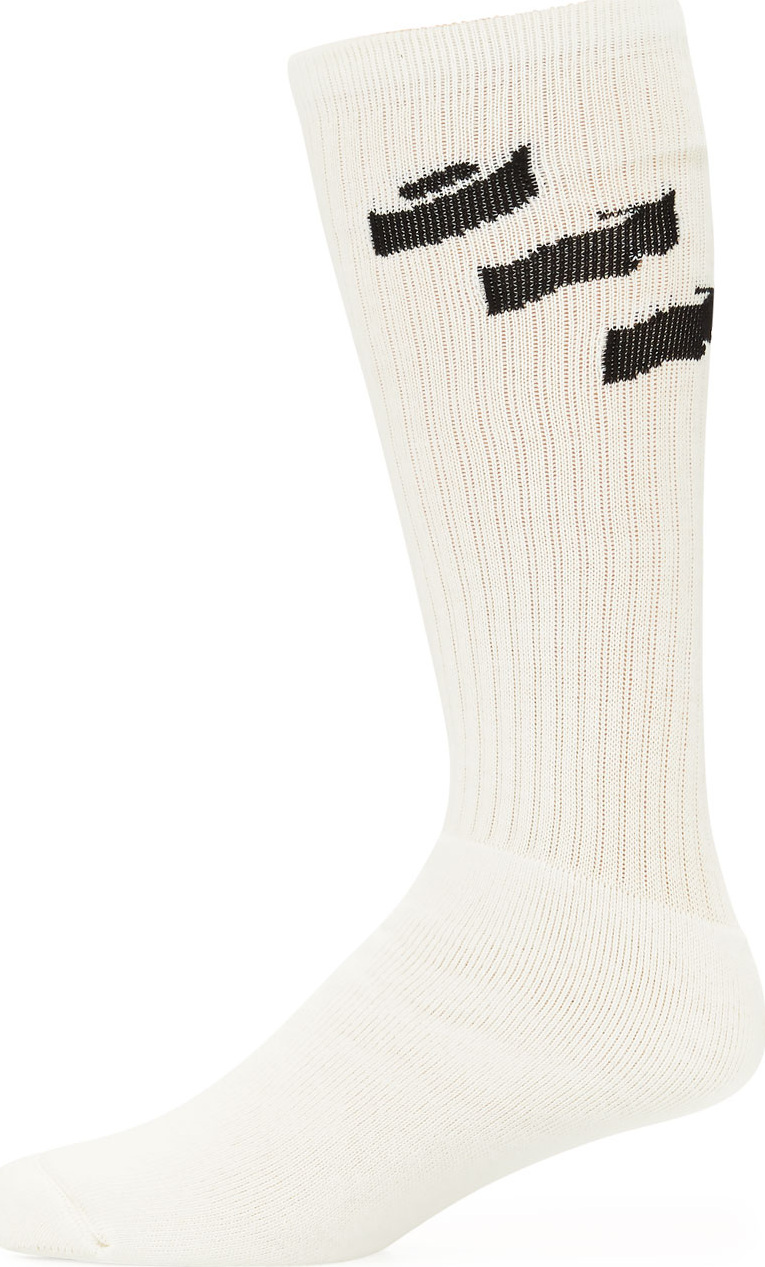 Off White Men's Off Diagonal Socks