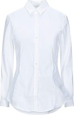 Burberry London England Solid Color Shirts & Blouses