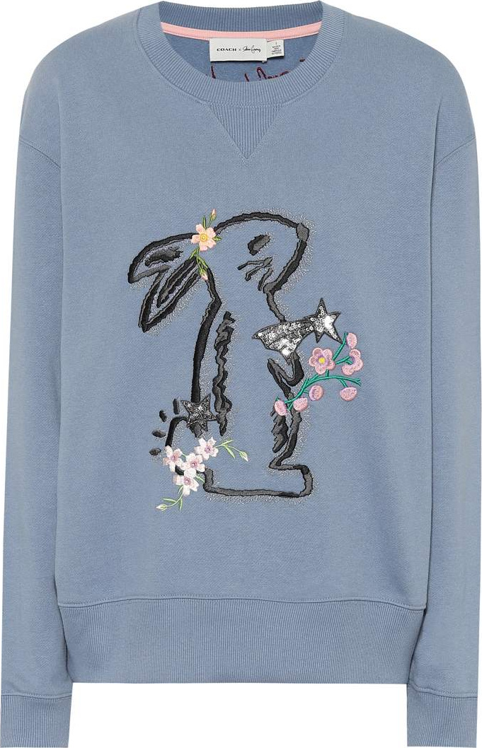 COACH X Selena Gomez embroidered sweater