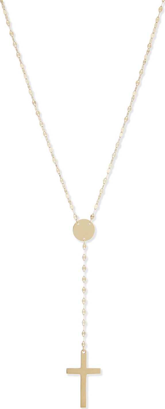 Lana Gold Crossary Necklace