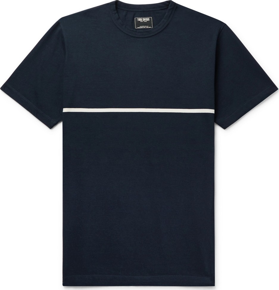 Todd Snyder Striped Cotton-Jersey T-Shirt