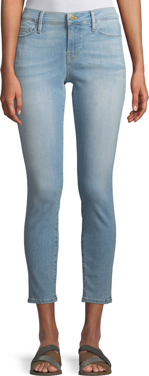 FRAME DENIM Le Skinny Cropped Low-Rise Jeans, Southall