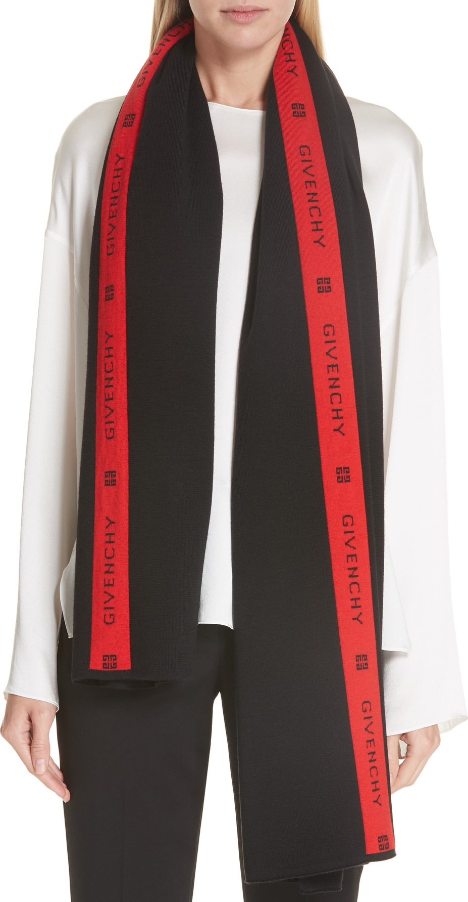 Givenchy 4G Wool Scarf