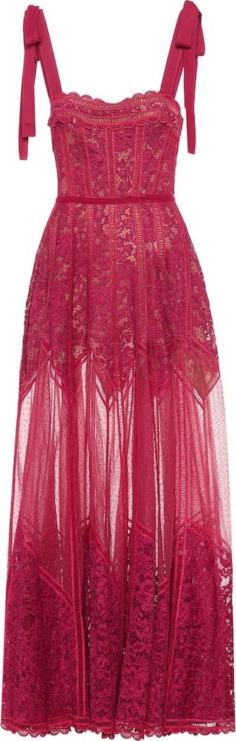 ELIE SAAB Lace and tulle gown