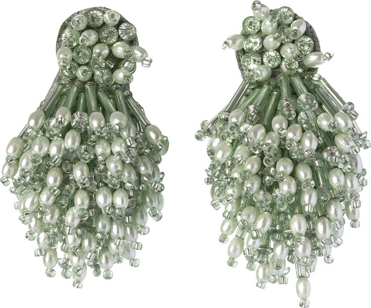 Mignonne Gavigan New York Burst Beaded Statement Earrings