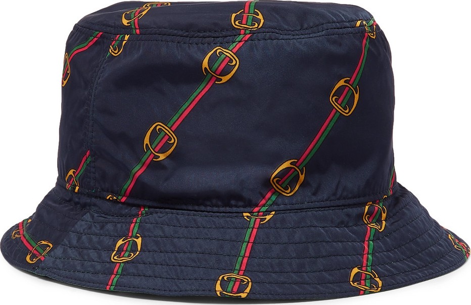 Gucci Reversible Printed Shell Bucket Hat