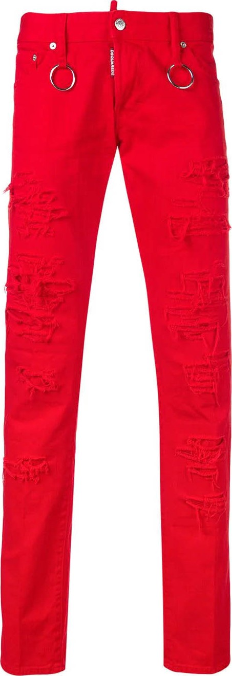 DSQUARED2 Distressed skinny jeans