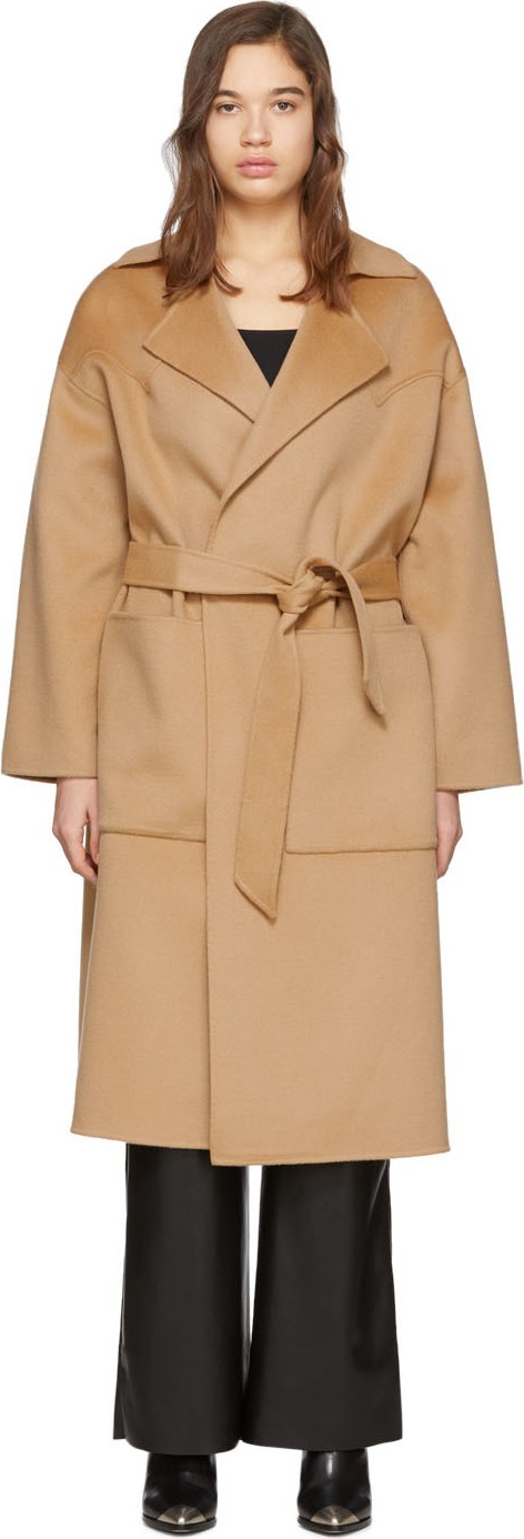 Nanushka Tan Alamo Coat