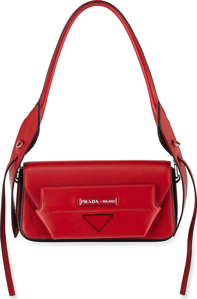 Prada Small New City Calf Shoulder Bag