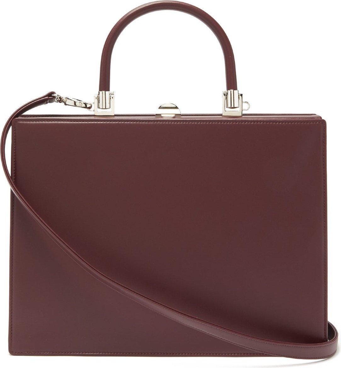 RODO Le Marais frame-top leather handbag