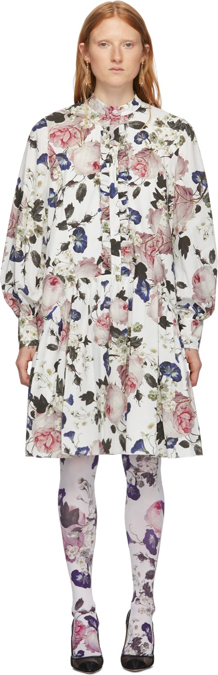 Erdem White Quentin Dress