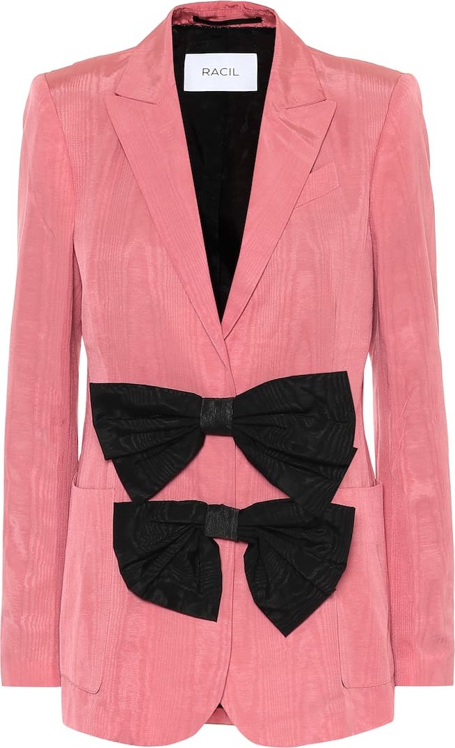 Racil Henry cotton-blend moire blazer