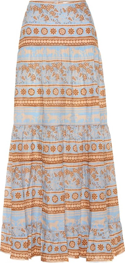 Johanna Ortiz Wales Surroundings voile maxi skirt