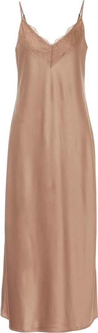 Max Mara Leisure Vera satin slip dress