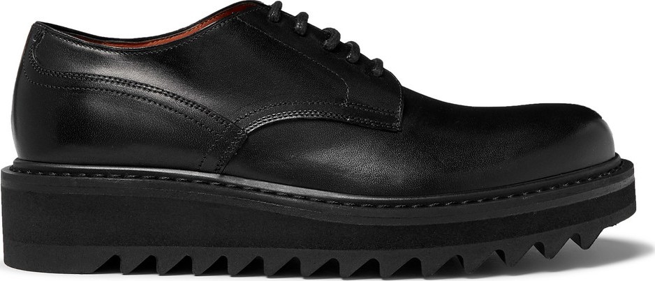 Dries Van Noten Polished-Leather Derby Shoes