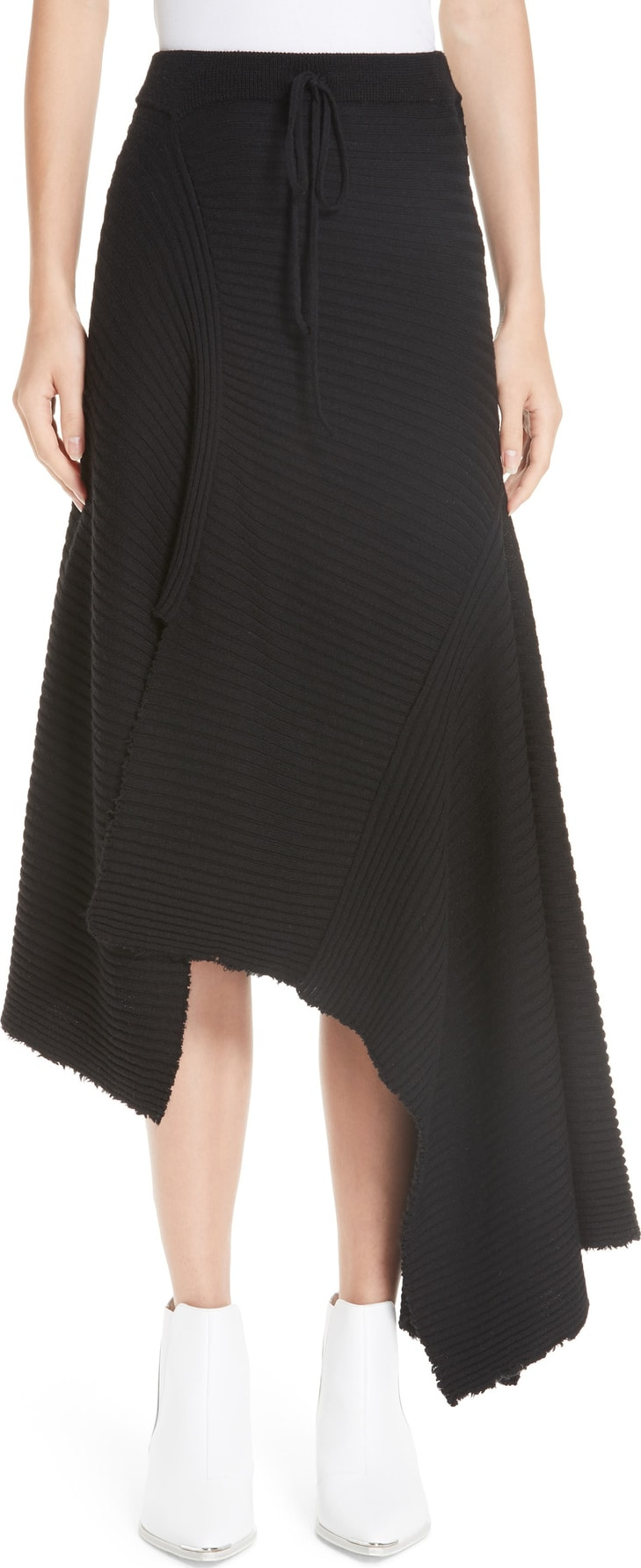 Marques'Almeida Marques'Almeida Draped Wool Sweater Skirt