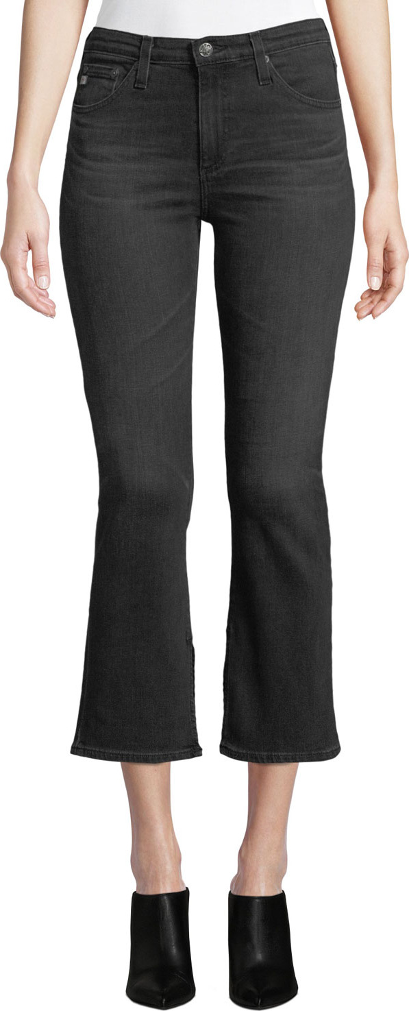 AG Jeans Jodi High-Rise Cropped Flare-Leg Jeans