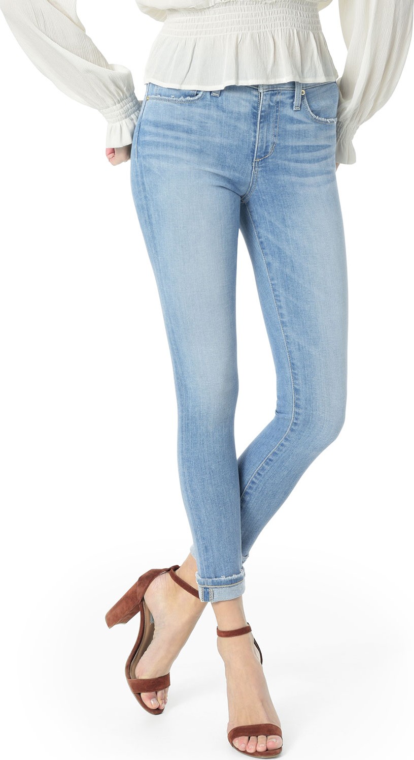 Joe's Jeans The Icon Crop Cuffed Skinny-Leg Jeans