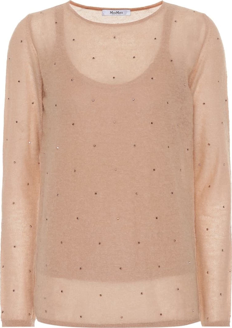 Max Mara Strillo embellished sweater