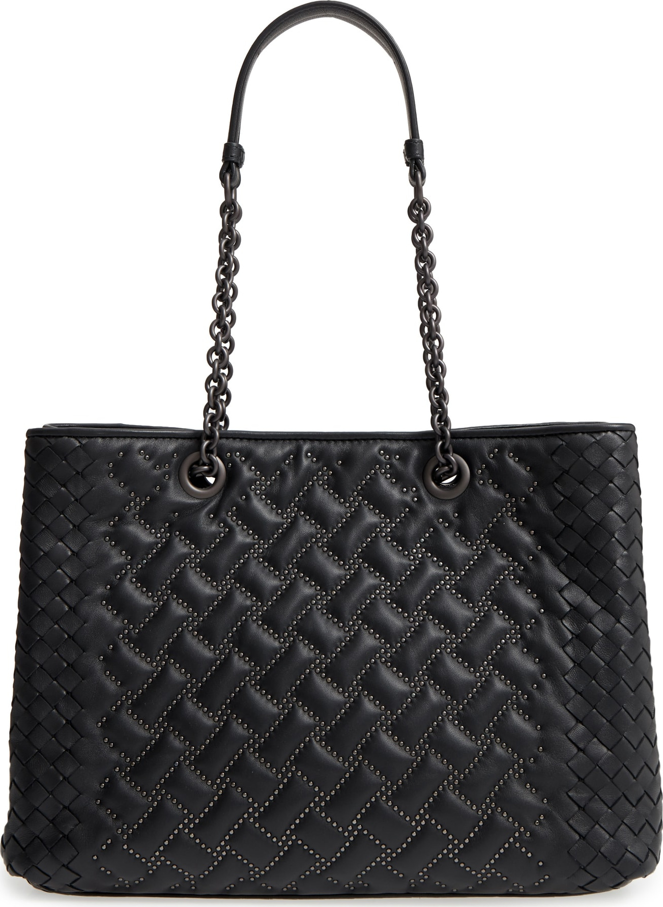 Bottega Veneta Medium Studded Leather Tote Bag