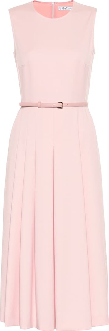 Max Mara Mimma belted wool dress